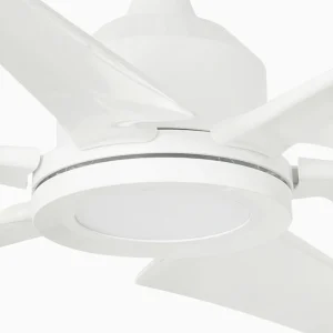 FARO BARCELONA Ventilateur Cies XL grandes pièces, DC blanc^ Ventilateurs