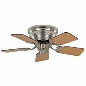 CasaFan Ventilateur Classic Flat III chrome brossé 75 cm^ Ventilateurs