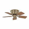 CasaFan Ventilateur Classic Flat III laiton antique Ø 75 cm^ Ventilateurs