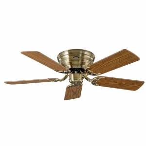 CasaFan Ventilateur Classic Flat III laiton antique Ø 103 cm^ Ventilateurs