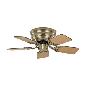 CasaFan Ventilateur Classic Flat III laiton antique Ø 75 cm^ Ventilateurs