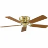 CasaFan Ventilateur Classic Flat III laiton poli 132 cm^ Ventilateurs