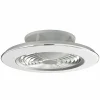 Mantra Iluminación Ventilateur de plafond Alisio, LED, contrôlable par App, chrome^ Ventilateurs