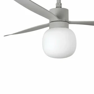 FARO BARCELONA Ventilateur de plafond Amelia Ball lampe LED gris^ Ventilateurs