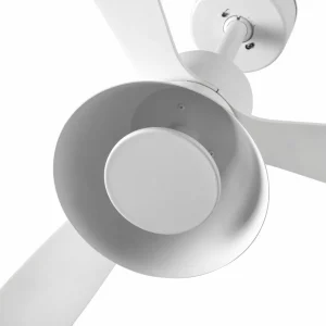 FARO BARCELONA Ventilateur de plafond Amelia Cone lampe LED blanc^ Ventilateurs