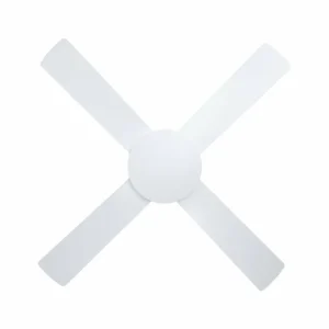 EGLO Ventilateur de plafond Bondi 1, blanc mat, télécommande^ Ventilateurs