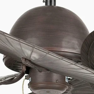 FARO BARCELONA Ventilateur de plafond Cuba L, 4 pales, brun^ Ventilateurs