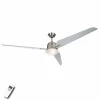 CasaFan Ventilateur de plafond Eco Aviatos argenté 162 cm^ Ventilateurs