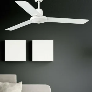 FARO BARCELONA Ventilateur de plafond ECO INDUS blanc^ Ventilateurs