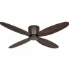 CasaFan Ventilateur de plafond Eco Plano II, bronze, silencieux, Ø 132 cm^ Ventilateurs