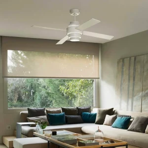 FARO BARCELONA Ventilateur de plafond efficace Disc avec LED^ Ventilateurs