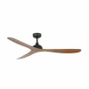 FARO BARCELONA Ventilateur de plafond Gotland DC noir/bois foncé^ Ventilateurs