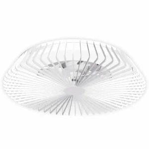 Mantra Iluminación Ventilateur de plafond Himalaya LED, App, télécommande, blanc^ Ventilateurs