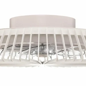 Mantra Iluminación Ventilateur de plafond Himalaya LED, App, télécommande, blanc^ Ventilateurs