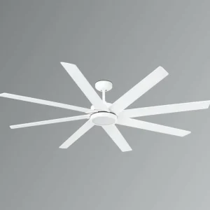 FARO BARCELONA Ventilateur de plafond LED à 8 pales Century blanc^ Ventilateurs
