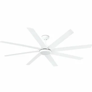 FARO BARCELONA Ventilateur de plafond LED à 8 pales Century blanc^ Ventilateurs