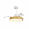Mantra Iluminación Ventilateur de plafond LED Alaska Mini bois DC silencieux Ø 91 cm CCT^ Ventilateurs