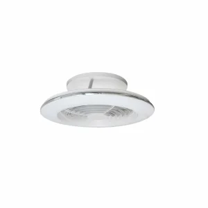 Mantra Iluminación Ventilateur de plafond LED Alisio mini, blanc^ Ventilateurs