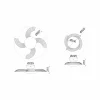 Mantra Iluminación Ventilateur de plafond LED Aloha blanc moteur DC silencieux Ø 90 cm CCT^ Ventilateurs