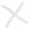 Beacon Lighting Ventilateur de plafond LED Beacon Aria blanc silencieux 122 cm^ Ventilateurs