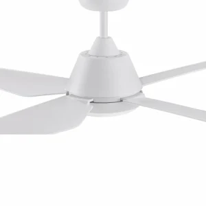 Beacon Lighting Ventilateur de plafond LED Beacon Aria blanc silencieux 122 cm^ Ventilateurs