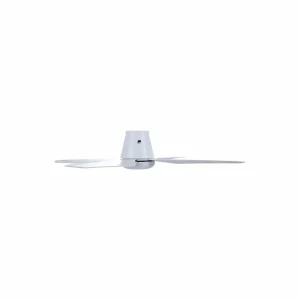 Beacon Lighting Ventilateur de plafond LED Beacon Aria CTC blanc 122 cm silencieux^ Ventilateurs