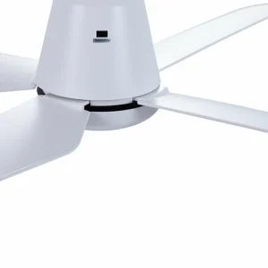 Beacon Lighting Ventilateur de plafond LED Beacon Aria CTC blanc 122 cm silencieux^ Ventilateurs