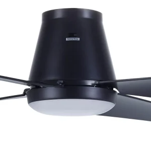 Beacon Lighting Ventilateur de plafond LED Beacon Aria CTC, noir, 122 cm, silencieux^ Ventilateurs