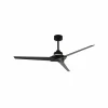 Mantra Iluminación Ventilateur de plafond LED Brisa Mini noir/bois silencieux 150cm CCT^ Ventilateurs