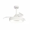 Mantra Iluminación Ventilateur de plafond LED Coin Mini blanc DC silencieux Ø 91 cm CCT^ Ventilateurs