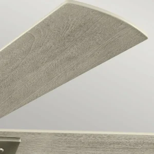 KICHLER Ventilateur de plafond LED Colerne 52, nickel/noyer blanc^ Ventilateurs