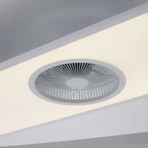 JUST LIGHT. Ventilateur de plafond LED Flat-Air, CCT, blanc, 120x40cm^ Ventilateurs