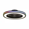 Mantra Iluminación Ventilateur de plafond LED Gamer Big noir DC silencieux 56cm CCT RVB^ Ventilateurs