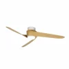 Mantra Iluminación Ventilateur de plafond LED Groenland, bois, DC silencieux Ø 122 cm CCT^ Ventilateurs