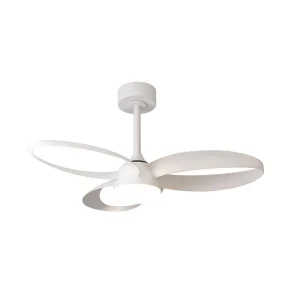 Mantra Iluminación Ventilateur de plafond LED Infinity, blanc, DC silencieux Ø 93 cm CCT^ Ventilateurs