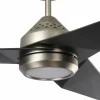 KICHLER Ventilateur de plafond LED Jade, noir, silencieux, Ø 152 cm, 60 W^ Ventilateurs