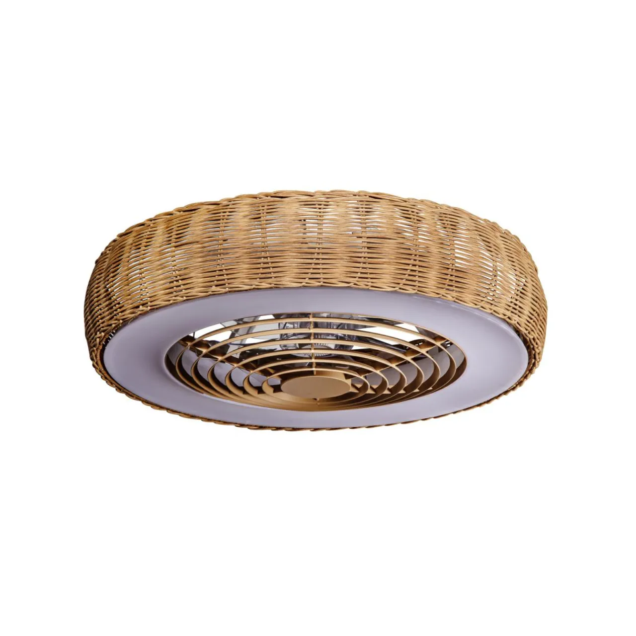 ventilateur_de_plafond_led_kilimanjaro_cct_rotin_1.webp Mantra Iluminación Ventilateur de plafond LED Kilimanjaro, CCT, rotin^ Ventilateurs