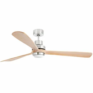 FARO BARCELONA Ventilateur de plafond LED Lantau-G, pin^ Ventilateurs