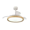 Mantra Iluminación Ventilateur de plafond LED Mistral décor bois DC silencieux Ø 106 cm CCT^ Ventilateurs