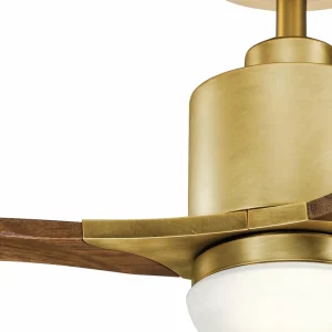 KICHLER Ventilateur de plafond LED Ridley II, trois pales^ Ventilateurs