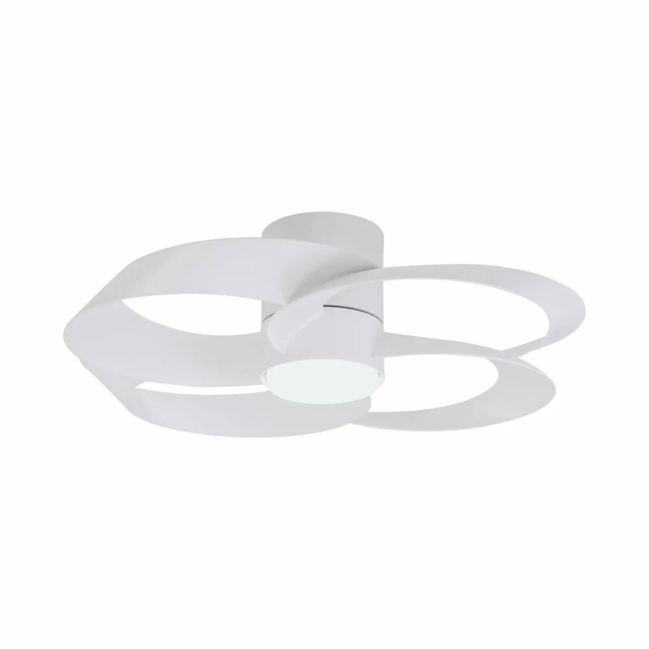 Mantra Iluminación Ventilateur de plafond LED Rose blanc Moteur DC silencieux Ø 65 cm CCT^ Ventilateurs