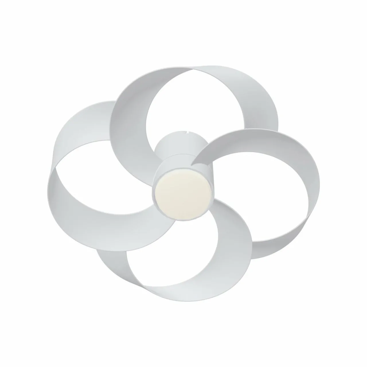 Mantra Iluminación Ventilateur de plafond LED Rose blanc Moteur DC silencieux Ø 65 cm CCT^ Ventilateurs