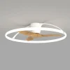 Mantra Iluminación Ventilateur de plafond LED Smart Nepal, blanc/hêtre, DC, silencieux^ Ventilateurs