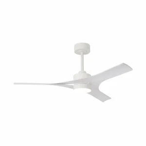 Mantra Iluminación Ventilateur de plafond LED Thai blanc Moteur DC silencieux Ø 122 cm CCT^ Ventilateurs
