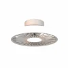 Mantra Iluminación Ventilateur de plafond LED Turbo, blanc, DC silencieux Ø 51 cm CCT^ Ventilateurs