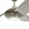 KICHLER Ventilateur de plafond LED Voya crème^ Ventilateurs