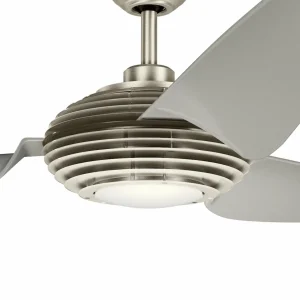 KICHLER Ventilateur de plafond LED Voya crème^ Ventilateurs