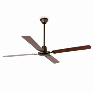 FARO BARCELONA Ventilateur de plafond Malvinas, brun^ Ventilateurs