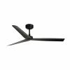 FARO BARCELONA Ventilateur de plafond Milos, DC, noir mat^ Ventilateurs