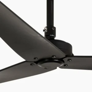 FARO BARCELONA Ventilateur de plafond Milos, DC, noir mat^ Ventilateurs